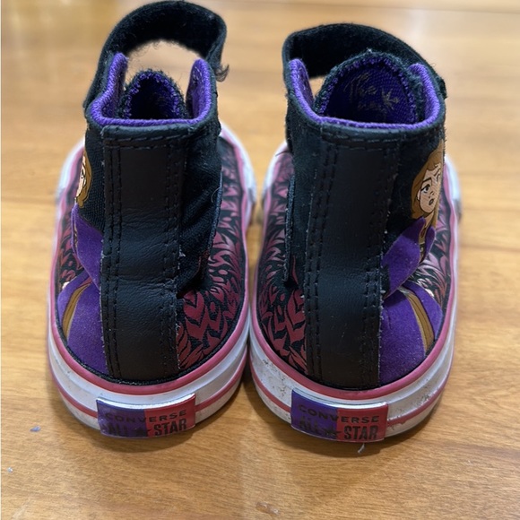 Toddler Girls Anna Disney 2 Frozen Converse High Tops - Picture 2 of 2